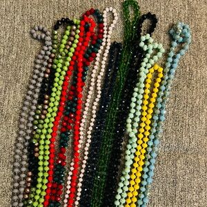 Beaded boutique necklaces